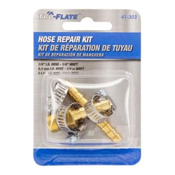 Tru-Flate Air Hose Repair Kit For Male Hose Fitting 1/4 in. 5 pc