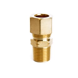 ATC 1/2 in. Compression in. X 3/8 in. D Male Brass Connector