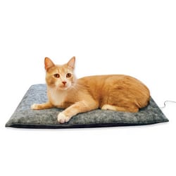 K&H Pet Prodcuts Gray Heated Pet Bed 15 in. W X 20 in. L