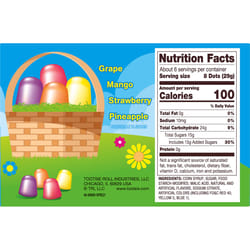 Dots Fruit Gummi Candy 6 oz