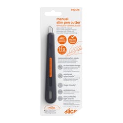 Slice 5.47 in. Sliding Slim Pen Safety Cutter Black 1 pc