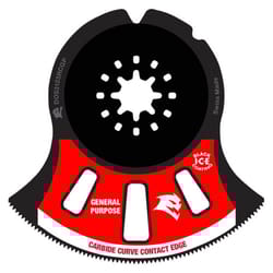 Diablo Starlock 3-1/8 in. W Carbide Semi-Circle Oscillating Blade General Purpose Cuts 1 pk