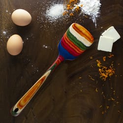Totally Bamboo Baltique Multicolored Birch Wood Spatula