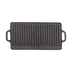 Bene Casa 15 in. L X 9-1/2 in. W Cast Iron Reversible Griddle