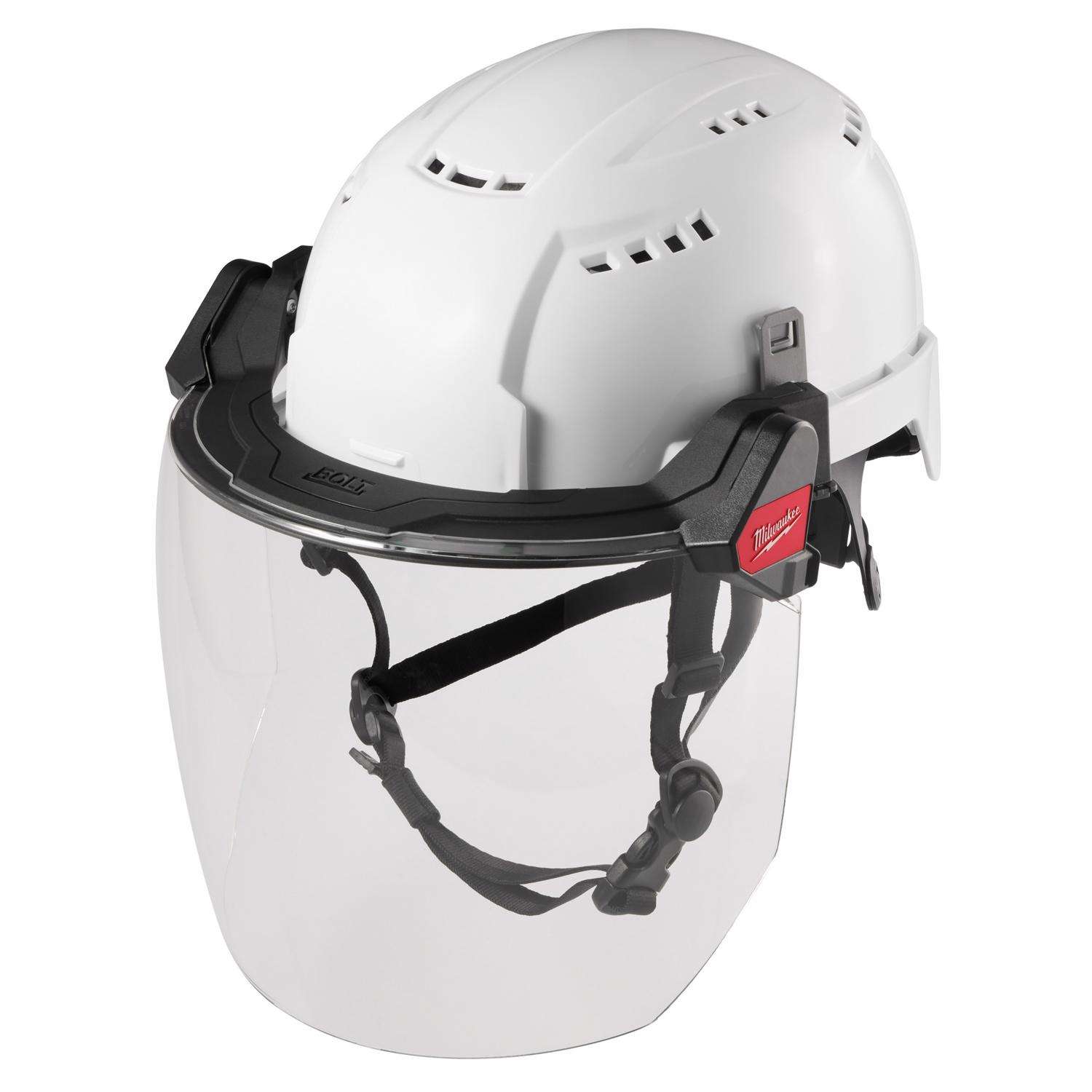 Milwaukee Bolt Anti-Fog PPE Face Shield Clear Lens Black Frame 1 pk - Ace  Hardware