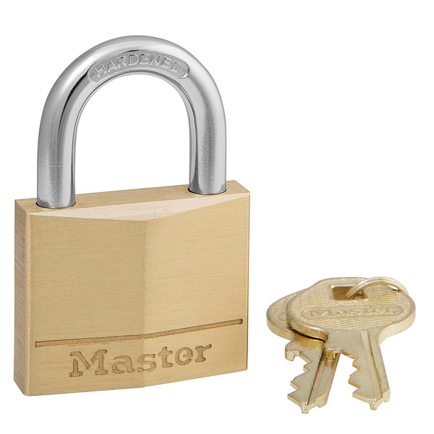 Photos - Other Hand Tools Master Lock 1-1/4 in. H X 5/16 in. W X 1-9/16 in. L Brass 4-Pin Cylinder P 