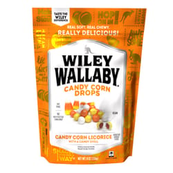 Wiley Wallaby Candy Corn Drops Licorice 8 oz