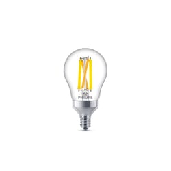 Philips Ultra Definition A15 E12 (Candelabra) LED Bulb Soft White 60 Watt Equivalence 2 pk