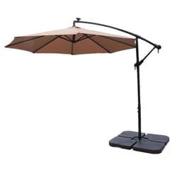 Hiland Cantilever 118.2 in. Tan Offset Offset Umbrella