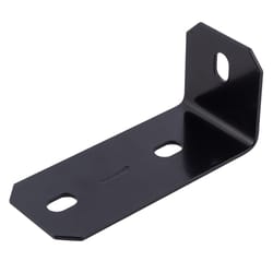 Hampton 6.8 in. H X 3 in. W X 3/16 in. D Black Steel Inside/Outside Corner Brace