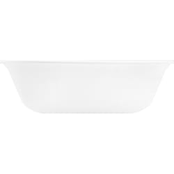 Corelle 18 oz Winter Frost Glass/Porcelain Soup/Cereal Bowl 6.25 in. D 1 pk