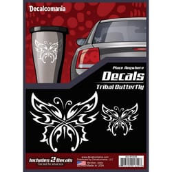 Decalcomania Tribal Butterfly Car Sticker Vinyl 1 pk