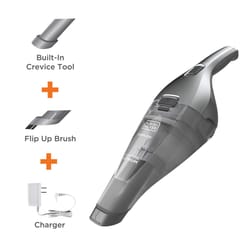 Black & Decker Foam Sleeve Compact Bagless Cordless Hand Vacuum - Gray