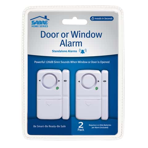 Sabre White Plastic Alarm Sabre White Plastic Alarm