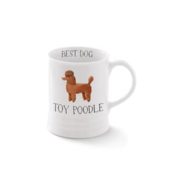 Pet Shop by Fringe Studio Julianna Swaney 12 fl. oz. White BPA Free Toy Poodle Mug