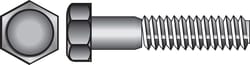 HILLMAN 7/16 in. D X 3-1/2 in. L Zinc Plated Steel Hex Bolt 50 pk