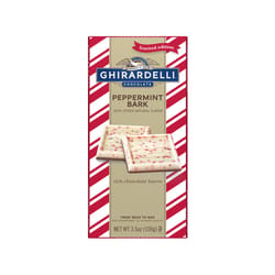 Ghirardelli Milk Chocolate/Peppermint Bark Chocolate Bar 3.5 oz