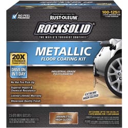 Rust-Oleum RockSolid High-Gloss Amaretto Garage Floor Coating Kit 70 oz