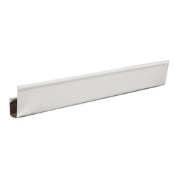 Amerimax 1/2 in. W X 12 ft. L Aluminum Fascia Trim White