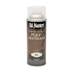 Old Masters Gloss Clear Oil-Based Polyurethane Spray 12 oz