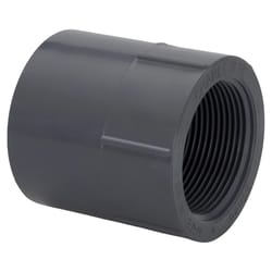 Charlotte Pipe Schedule 80 2 in. Slip X 2 in. D FPT PVC Pipe Adapter 1 pk