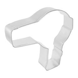 R&M International Corp International Corp 4 in. L Hair Dryer Cookie Cutter Silver 1 pc