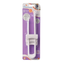 Dreambaby White Plastic Slide Lock 3 pk