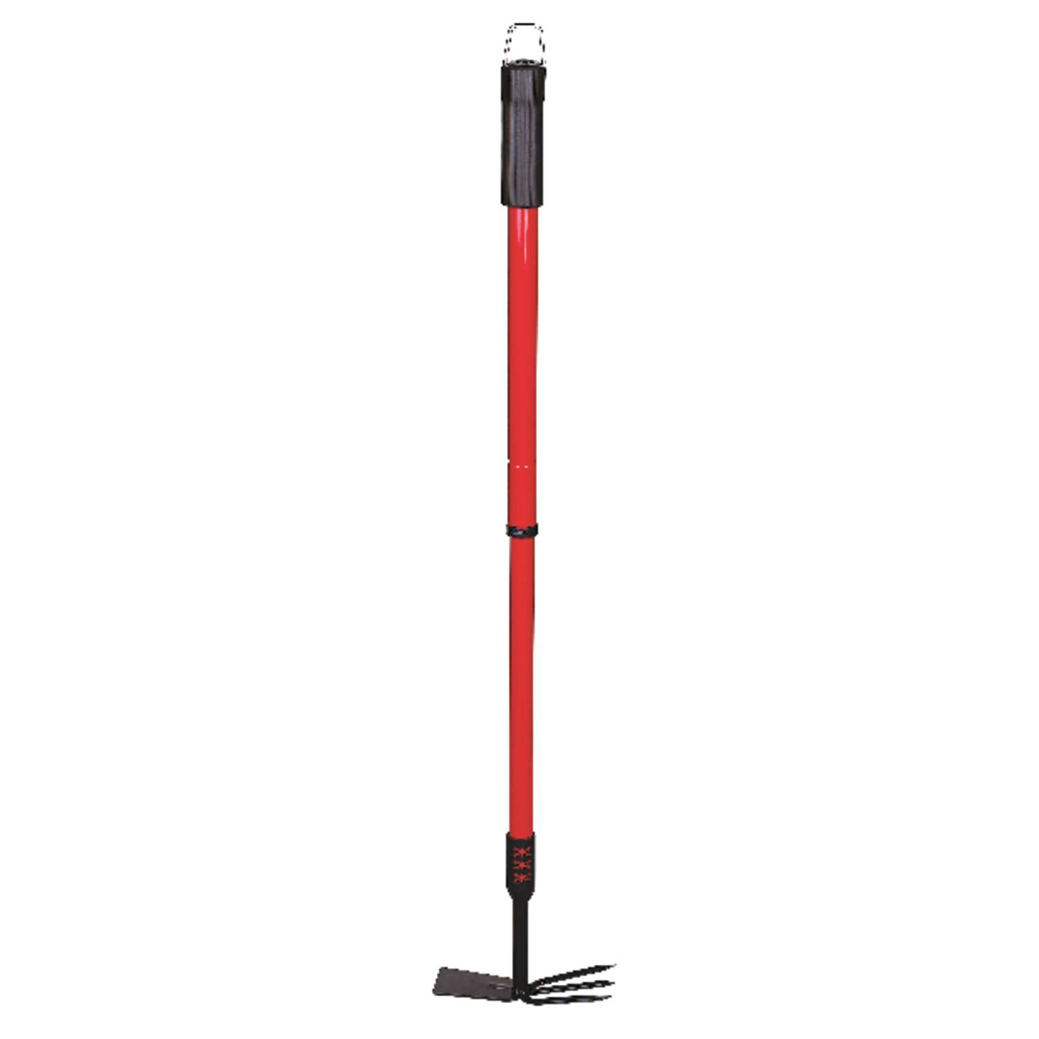 Bond 37 in. 3 Tine Steel Hoe Rake Steel Handle - Ace Hardware