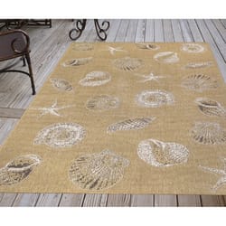 Liora Manne Carmel 4.83 ft. W X 7.5 ft. L Natural Casual Polypropylene Area Rug