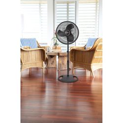 Lasko 48 in. H X 16 in. D 3 speed Oscillating Pedestal Fan