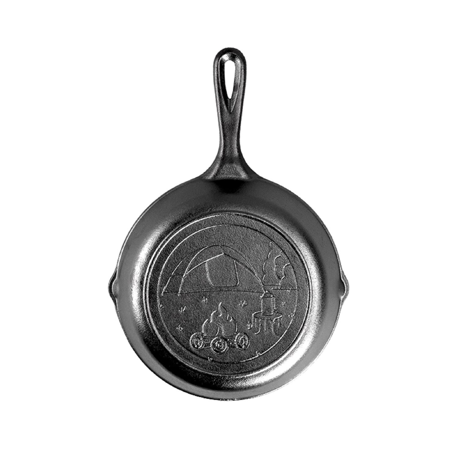 Photos - Other Accessories Lodge Wanderlust Cast Iron Skillet 8 in. Black L5SKWND 