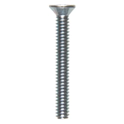 HILLMAN No. 10-24 Ga. X 1-1/2 in. L Phillips Flat Head Zinc-Plated Steel Machine Screws 100 pk