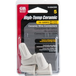 Gardner Bender High Temp Ceramic Wire Connectors 35/64 in. D 1 pk
