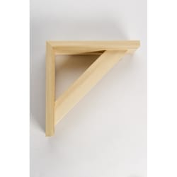 Waddell Natural Wood Shelf Support Bracket 9 in. L 5 lb