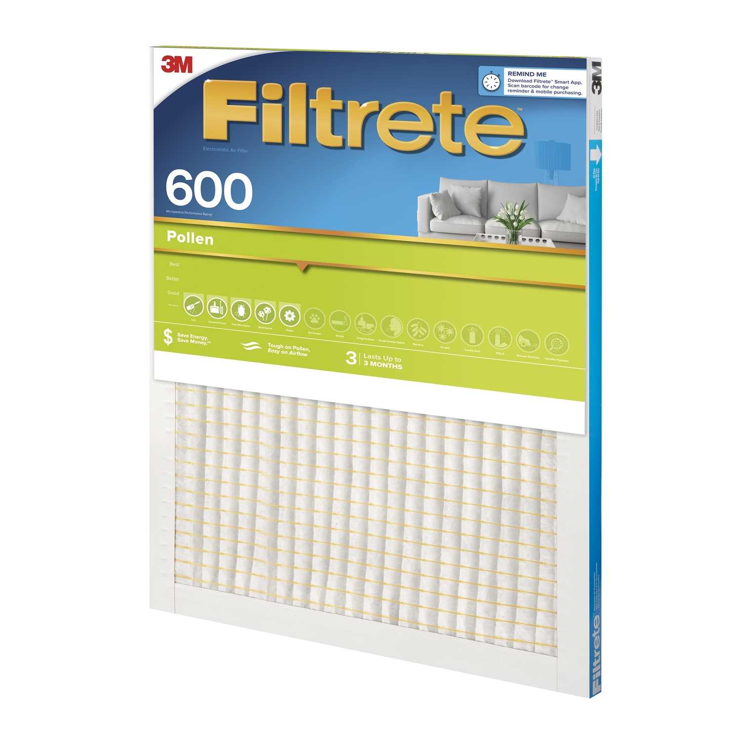 3M Filtrete 25 in. H x 14 in. W 6 MERV Air Filter Ace Hardware