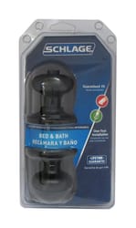 Schlage Plymouth Aged Bronze Privacy Lockset 1-3/4 in.