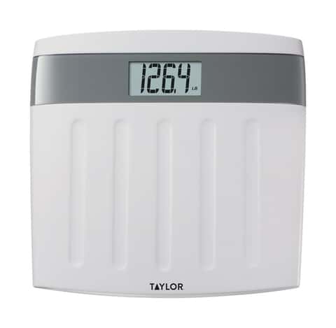 Taylor 550-lb Digital Silver Bathroom Scale in the Bathroom Scales  department at