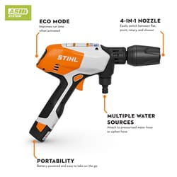 STIHL RCA 20 350 psi Battery 1 gpm Portable Power Cleaner Tool Only