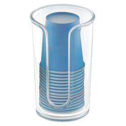 iDesign Clarity Clear Plastic Cup Dispenser