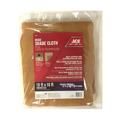 Ace 10 ft. W X 10 ft. L Polyethylene Shade Cloth Beige
