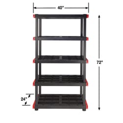 Craftsman 72 in. H X 40 in. W X 24 in. D Resin Shelving Unit