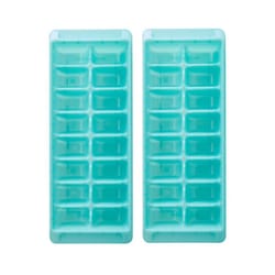 Farberware Aqua Plastic Ice Cube Trays