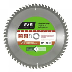 Exchange-A-Blade 10 in. D X 5/8 in. Carbide Miter Saw Blade 60 teeth 1 pk