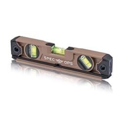 Spec Ops 10 in. Aluminum Magnetic Torpedo Level with Bungee