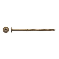 Big Timber No. 15 Ga. X 5 in. L Star Round Head Coarse Construction Screws