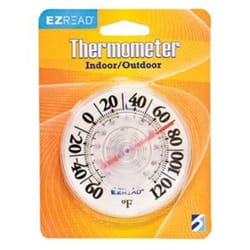 Headwind EZ Read Dial Thermometer Plastic White 3.5 in.