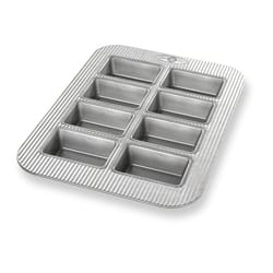 USA Pan 11-1/8 in. W X 15-3/4 in. L Mini Loaf Pan Silver 1 pk