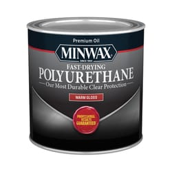 Minwax Gloss Clear Oil-Based Fast-Drying Polyurethane 0.5 pt