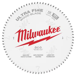 Milwaukee 10 in. D X 5/8 in. Tungsten Carbide Circular Saw Blade 80 teeth 1 pk