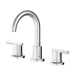 OakBrook Alexis Chrome Modern Widespread Bathroom Sink Faucet 8 in.